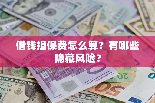 北京借钱担保费怎么算？有哪些隐藏风险？