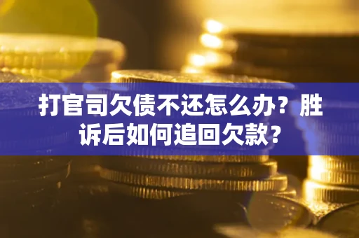北京打官司欠债不还怎么办？胜诉后如何追回欠款？