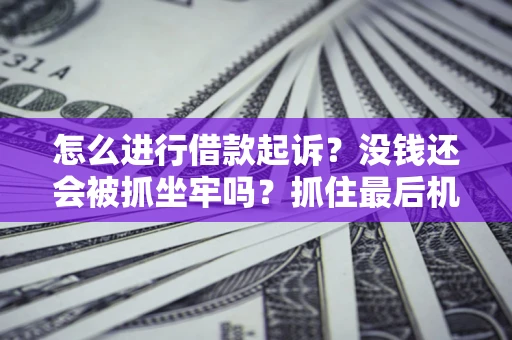 北京怎么进行借款起诉？没钱还会被抓坐牢吗？抓住最后机会！