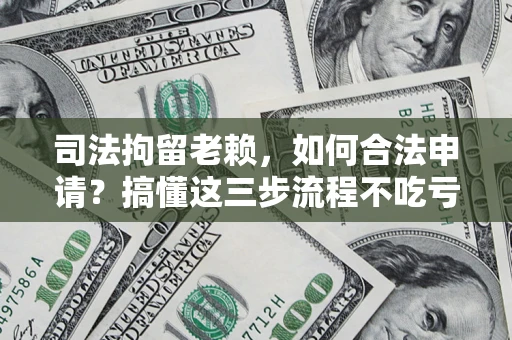 北京司法拘留老赖，如何合法申请？搞懂这三步流程不吃亏！