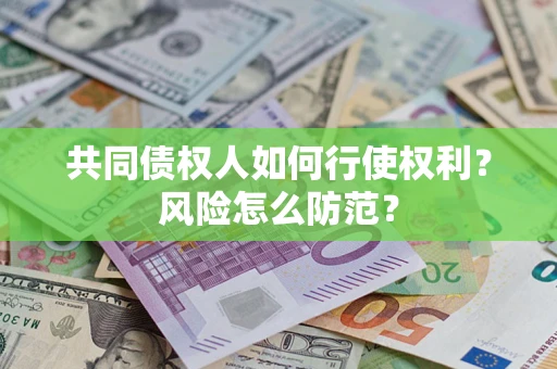 北京共同债权人如何行使权利？风险怎么防范？