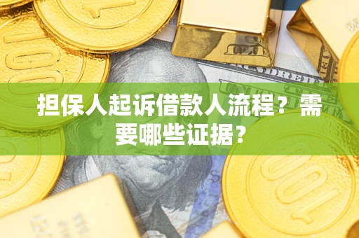 北京担保人起诉借款人流程?需要哪些证据? 北京担保人起诉借款人流程?需要哪些证据?