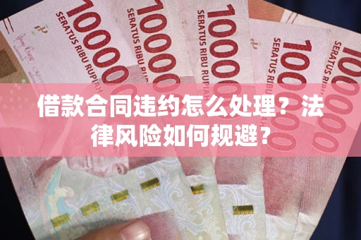 北京借款合同违约怎么处理？法律风险如何规避？