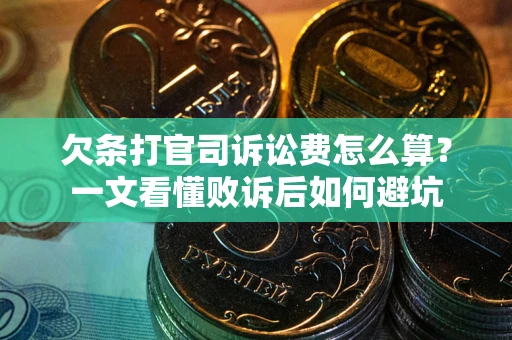 北京欠条打官司诉讼费怎么算？一文看懂败诉后如何避坑