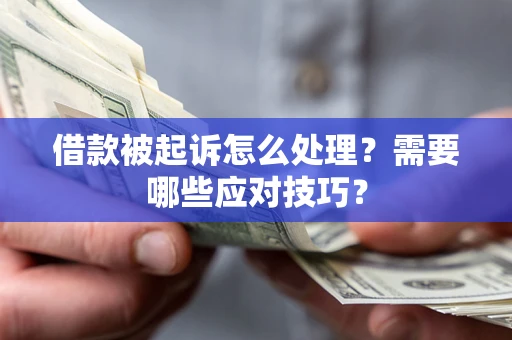北京借款被起诉怎么处理？需要哪些应对技巧？