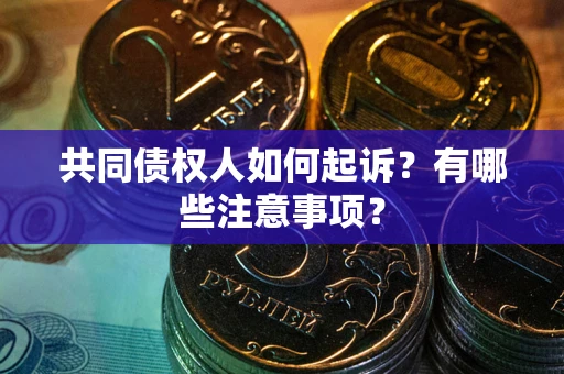 北京共同债权人如何起诉？有哪些注意事项？