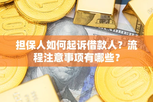 北京担保人如何起诉借款人？流程注意事项有哪些？